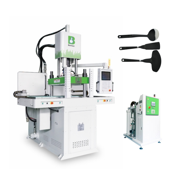 China Liquid Silicone Rubber Kitchen Pot Handle Coating Machine Heat-Resistant Pot Handle Silicone Coating Molding Unit on sale