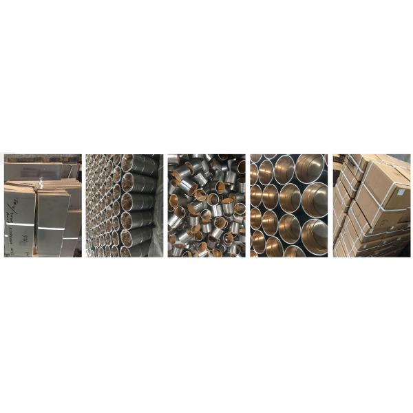 Self - lubricating bearing packing process