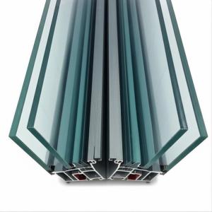 Cheap Customizable Color Aluminium Glass Curtain Wall Heat Insulation for a Comfortable Environment for sale