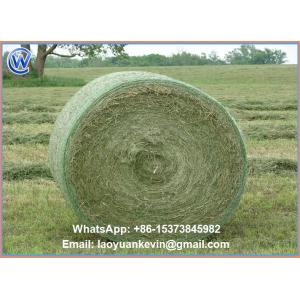 Cheap Hot Selling 100% HDPE 8.5gsm 1.22 x 3600m Straw hay bale net wrap with high quality for sale