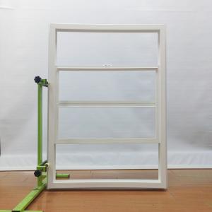 Traditional White PVC Hung Windows Single Glazed Double Hung Window Slides