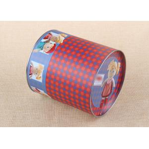 Custom Print Toy Gift Cardboard Paper Composite Can Packaging With Iron Lid