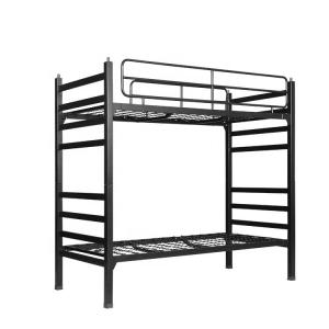 China Twin Metal Frame Twin Bunk Beds With Ladder on sale