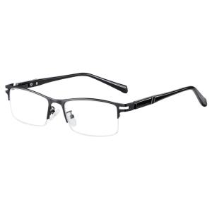 Half Frame Anti Blue Light Portable Reading Glasses 141MM Minimize Headache