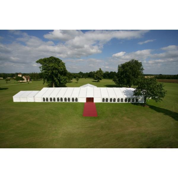 Strong Clear Span Anti UV Outdoor Party Tents 80-100km/h For Wedding