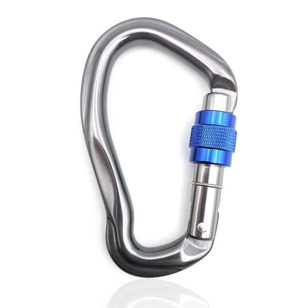 Quality Customize Logo Climbing Aluminum Alloy Snap Hook Heavy Duty Aluminum Carabiner wholesale