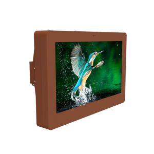 IP65 Brightness 2000 nits LCD Advertising Display Screen Wall Mounted