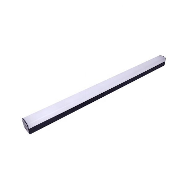 130lm/w CRI 80 3CCT Selectable LED Tube Light Black Finish for Indoor Office