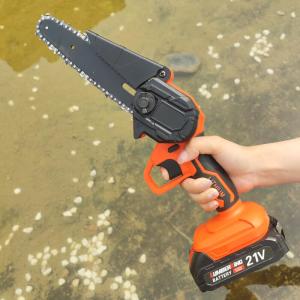 Portable Handheld Mini Lithium Electric Chainsaw 6 Inch Cordless Rechargeable Chainsaws