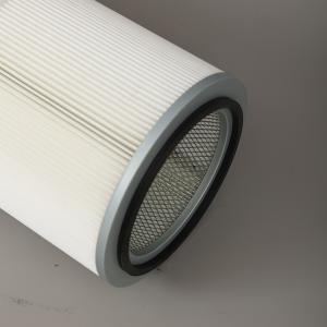 Industrial Dust Collector Filter Cartridge 1UM Filter Grade 95% Efficiency