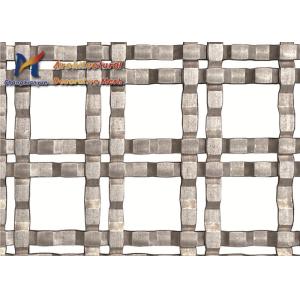 18mm Architectural Woven Wire Mesh Infill Panel Electrolytic Polishing