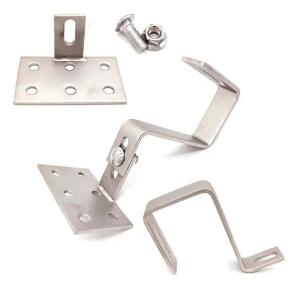 Cheap Surface Polishing 150kg Load Capacity Solar Panel Tile Roof Hook for sale