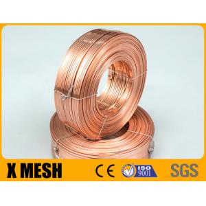 Brass Coat Flat Stitching Wire 103X023C10 Type For Corrugated Carton Boxes