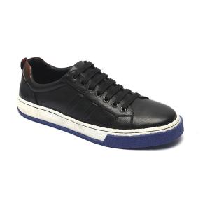 China OEM ODM Rubber Outsole Mens Leather Slip On Sneakers on sale