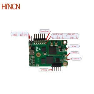 170MHz-2900MHz RF AV CVBS To COFDM Modulator Encoder Video Transmitter For Drone