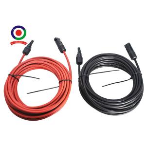 1 Pair Of 6mm2 10AWG Solar Extension Cable With Connector Wire For Solar Panel