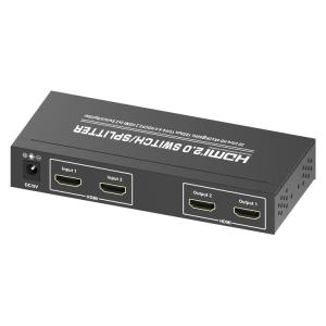 3D 4K X 2K 60Hz HDMI Switch Splitter 2x2