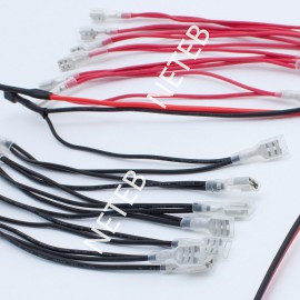 LED lamp Wire with 6.4mm quick connector and spade type connector for LED light