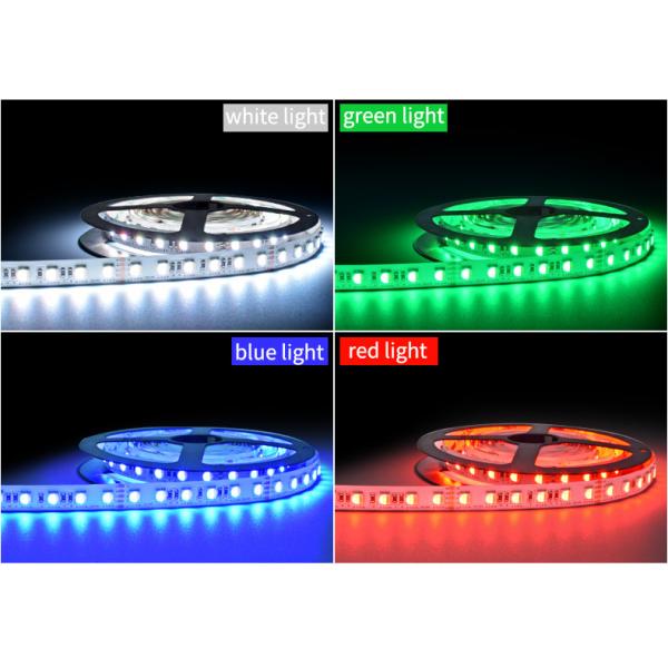 Flexible Copper Lamp Body SMD 5050 LED Strip Light 23W 520-530nm