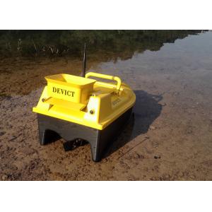 Radio controlled bait boat DEVC-103 yellow DEVICT battery rc model