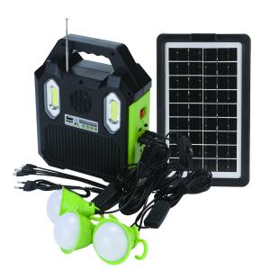 Solar Energy System Kits With Music And FM Radio Function Home Solar Lighting