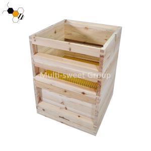 Galvanized Lid 20mm Thickness Fir Unassembled Bee Hive