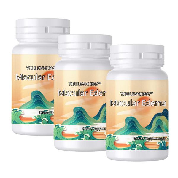 USA Made Macular Edema Capsules with Lutein Zeaxanthin Vitamin C E Zinc 2