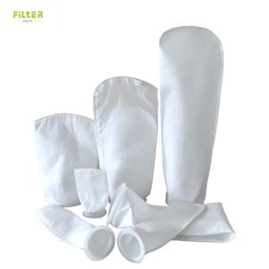 China Plastic Ring And Sewing Thread Bottom Nylon Monofilament Liquid Filter Bag For Chemical Industry on sale