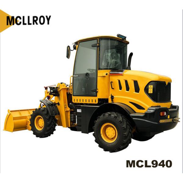 Industrial Small Wheel Loaders , Front End Shovel Loader With 3500mm Dump 1.2m3