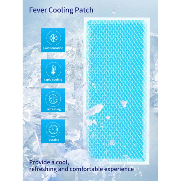 2025 New Product Customized Cooling Gel Patch for Cooling Fever Patch for Kids One Piece Per Bag, Three Bags Per Box