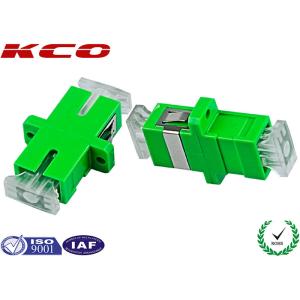 Plastic Single Mode Fiber Optic Adapter SC/APC SC/UPC PC MM Type For CATV