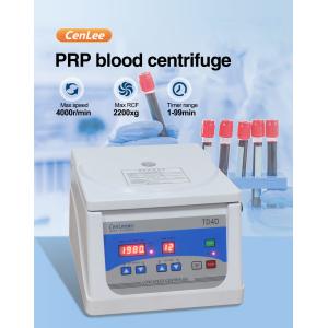 TD4D Low Speed PRP PRF Centrifuge 4000rpm 2200xg Auto-Balancing for Lab/Hospital
