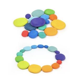 32pcs Digital Number Wooden Building Blocks Balance Blocks For Toddlers