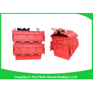 Large Volume Stackable Storage Plastic Containers with Attached Lids 600*400