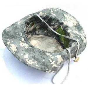 Waterproof Camouflage Wide Brim Fishing Hat 58cm With String