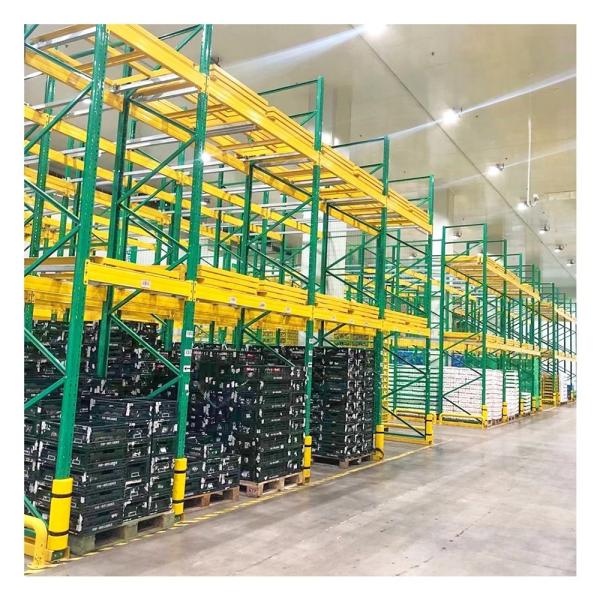 1-2 Pallets Width Corrosion Protection Roll Back Pallet Racks For Warehouse
