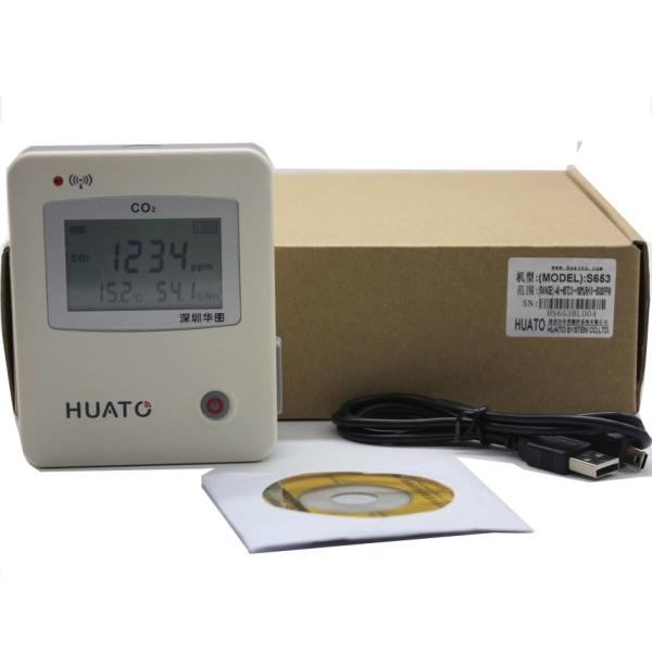 Low Power Consumption CO2 Data Logger Co2 Recorder With High Measurement