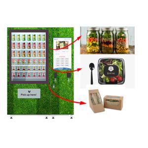 Touch Screen Refrigerated Salad Vending Machine