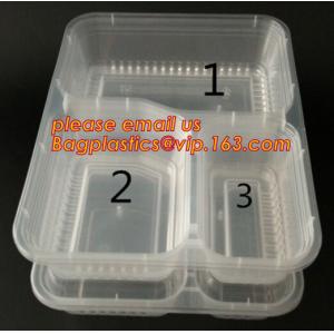 Restaurant Take Away Bento Boxes, Division Food Prep Disposable, Portion