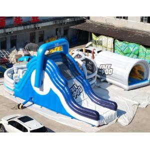 Animal Theme Inflatable 5K Obstacle Course With Climbing Slide