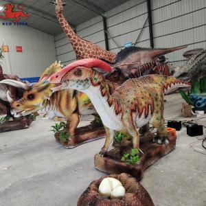 220V 380V Realistic Animatronic Dinosaur Parasaurolophus Model