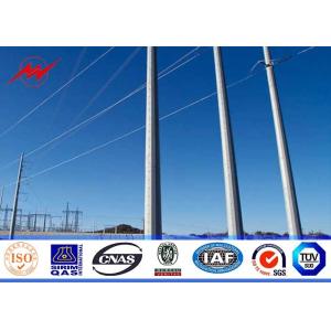 Q345 butrial type electric power pole 2.75mm for 110kv power distribution power