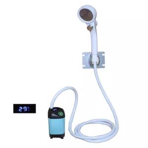 China Outdoor Camping Shower Rechargeable Battery Powered Handheld Electric Pump Camping Bath Kit on sale