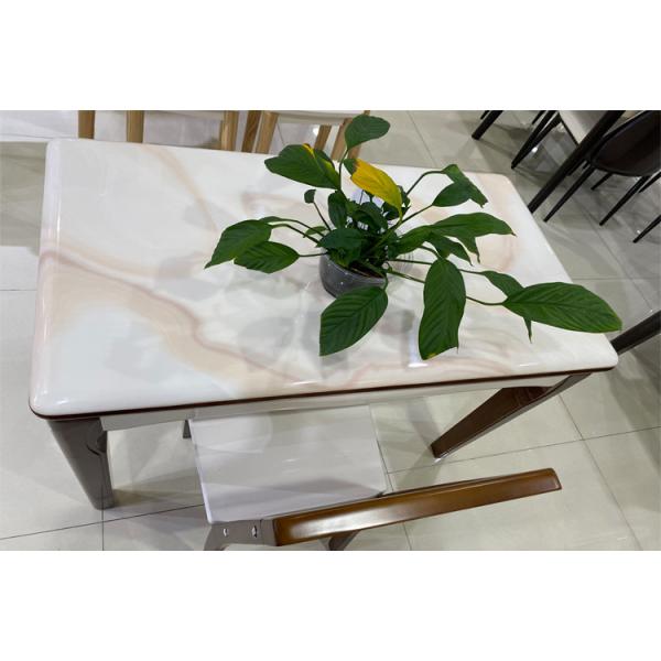 Quality Moisture Resistant Modern Dinette Sets With Artificial Marble Tabletop wholesale