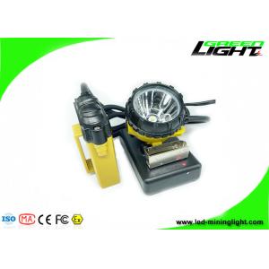 25000 Lux Mining Cap Lamp IP68 Waterproof Aluminum SAMSUNG Battery LED