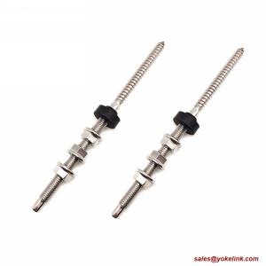 Solar Hanger Bolts For Mounting Solar Panel Height Adjustable Waterproof For