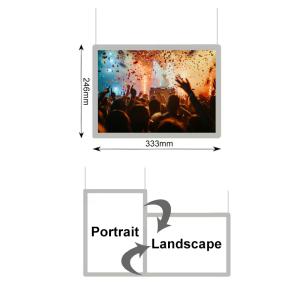 BD-A4 Crystal LED Light Box for Replaceable Posters