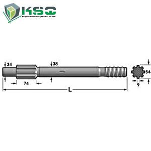 Atlas Copco Drill Shank Adapter COP1038HD,COP1238,COP1038HL