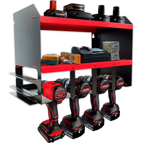 Quality Wall Mounted Power Tool Charging Station with Customizable Logo and Drill Bit Holder wholesale