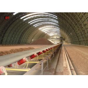 Shredded Tires Rice Husk Handling Incline Chevron Belt Conveyor For MSW